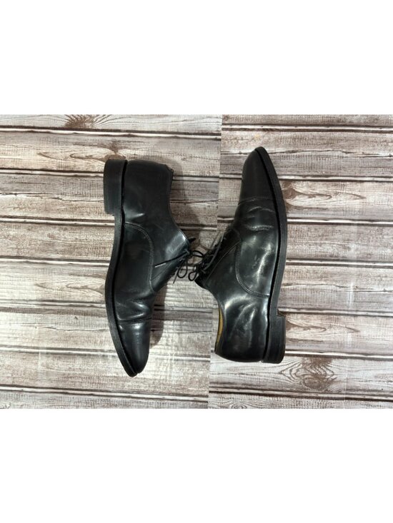 KILGOUR FRENCH AND STANBURY oxford dress shoes sz 11 color black made England